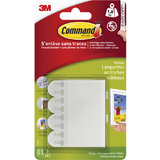 3M command Languettes accroches tableaux, taille: S, blanc