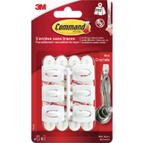 3M command Mini-crochet,  plastique, taille: S, blanc