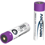 ANSMANN pile rechargeable li-ion 18650, 3.6 V, 2600 mAh