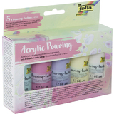 folia peinture acrylique pour pouring "PASTEL", assorti