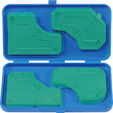 HEYTEC set de lisseurs de joint, 4 pices, vert