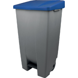 helit poubelle  pdale "the step chief", 120 litres, bleu