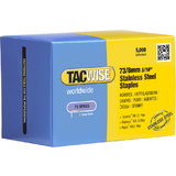 TACWISE agrafes 73/8 mm, acier inoxydable, 5.000 pices
