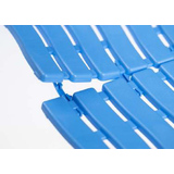 miltex tapis de travail Yoga spa Basic, 600 mm x 15 m, bleu