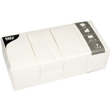 PAPSTAR serviettes Bistro, 330 x 330 mm, 2 couches, blanc
