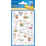 ZDesign kids Sticker glitter "alpagas"