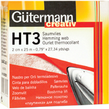 Gtermann ourlet thermocollant HT3, 20 mm x 25 m, blanc