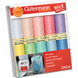 Gtermann set de fils  coudre "Couleurs pastel", 10 bobines