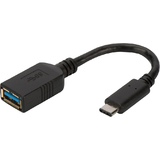 DIGITUS Cble adaptateur USB 3.0, usb-c - USB-A, 0,15 m