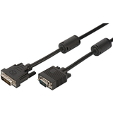 DIGITUS Cble d'adaptateur, dvi - HD15, 2,0 m, noir