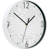 LEITZ horloge murale WOW, mouvement  quartz, blanc