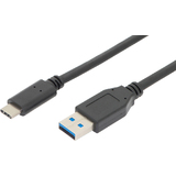 ASSMANN Cble de raccordement usb 3.1, usb-c - USB-A, 1,0 m