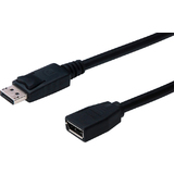 DIGITUS rallonge DisplayPort 1.2, 2,0 m, noir