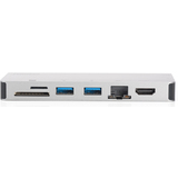 DIGITUS adaptateur multiports usb 3.1, 8 ports, argent