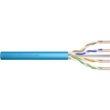 DIGITUS Cble d'installation Cat. 6a, U/UTP, 500 m, bleu