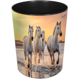 Lufer corbeille  papier Chevaux sur la plage