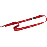 DURABLE lacet textile 20 VISITOR, longueur : 440 mm, rouge