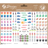 AVERY sticker tendance zdesign LETTERING, icnes