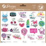 AVERY sticker tendance zdesign LETTERING, expressions