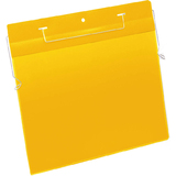 DURABLE pochette avec fil de suspension, a4 paysage, jaune