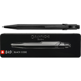 CARAN D'ACHE stylo  bille 849 black CODE, noir