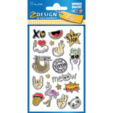 AVERY zweckform ZDesign sticker en relief KIDS "Symboles"