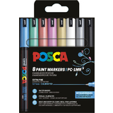 POSCA marqueur  pigment PC1MR, pochette de 8, assorti
