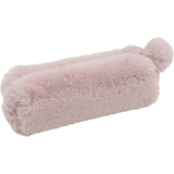 WEDO trousse "FLUFFY", en peluche, rose