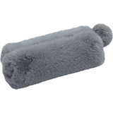 WEDO trousse "FLUFFY", en peluche, gris bleu