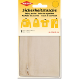 KLEIBER poche de scurit anti-vol, 140 x 200 mm, cru