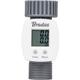 Bradas Dbitmtre d'eau numrique white LINE, 3/4", gris/