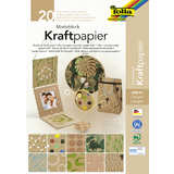 folia bloc  motifs "Papier kraft II", A4, 20 feuilles