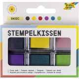 folia tampon encreur set "Basic", 6 couleurs assorties
