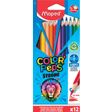 Maped crayon de couleur COLOR'PEPS STRONG, tui carton de 12