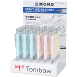 TOMBOW porte-mines "MONO graph" Pastel, prsentoir de 24