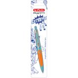 herlitz stylo  bille rtractable my.pen, turquoise/orange