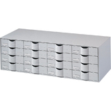 PAPERFLOW bloc  tiroirs, 16 tiroirs, couleur: gris