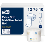 TORK papier toilette rouleau Midi, 3 couches, 70 m, blanc