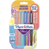 Paper:Mate stylo feutre flair TROPICAL VACATION, blister x6