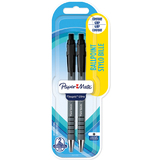 Paper:Mate stylo  bille FlexGrip Ultra, blister de 2, noir