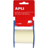 APLI notes adhsives en rouleau, 10 m x 60 mm, jaune