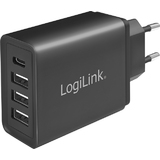 LogiLink chargeur secteur usb avec 4 ports USB, noir