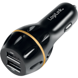 LogiLink chargeur USB pour voiture, 2 ports