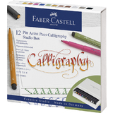 FABER-CASTELL feutre PITT artist Pen, bote studio de 12