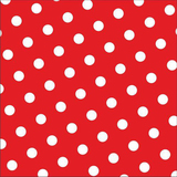 PAPSTAR serviette  motif "Dots", 330 x 330 mm, rouge