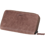 MIKA portefeuille pour dames, en cuir, couleur : gris-brun