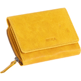 MIKA portefeuille pour dames, en cuir, couleur : jaune