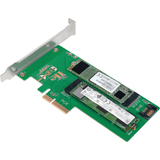 LogiLink carte Dual M.2 pci-express pour sata &PCIe sata SSD