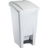 CEP poubelle mobile  pdale en plastique, 60 litres, blanc