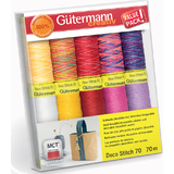 Gtermann set de fils  coudre Deco stitch 70, assortiment 1